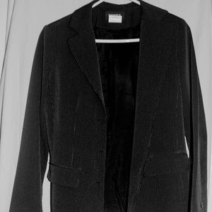 Baranda 2 Pieces Black Pin Strip Woman Suit